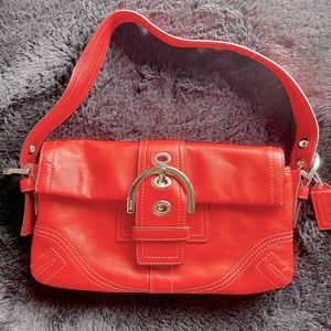 Coach supple leather handbag (NWOT)